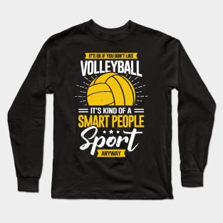 Funny Volleyball Player Coach Gift Long Sleeve T-Shirt